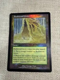 MTG Rushwood Grove Mercadian Masques Foil LP+ - Image 1