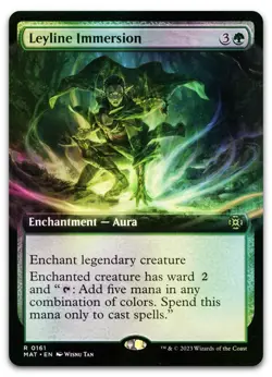 Leyline Immersion (Extended Art) #161 (Foil) NM March of the Machine Magic MTG - Image 1