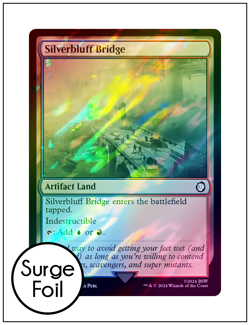 1x Silverbluff Bridge, Fallout Surge Foil, Magic MTG NM - Image 1