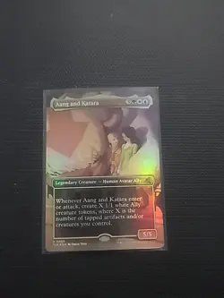 Aang and Katara (Borderless) Avatar: The Last Airbender: Eternal-Legal Foil - Image 1