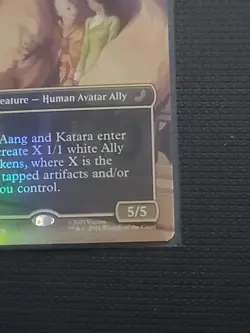 Aang and Katara (Borderless) Avatar: The Last Airbender: Eternal-Legal Foil - Image 4