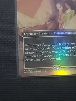 Aang and Katara (Borderless) Avatar: The Last Airbender: Eternal-Legal Foil - Image 5