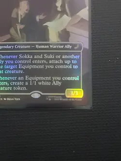 Sokka and Suki (Borderless) Avatar: The Last Airbender: Eternal-Legal Foil - Image 4