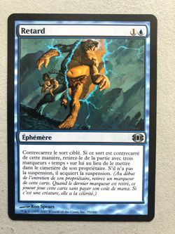 Mtg Carte Magic Future Sight Delay Retard French NM/LP - Image 1