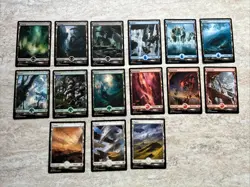 MTG Complete Set Full Art Lands NM Zendikar Rising - Image 1