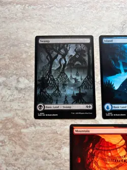 Wilds of Eldraine Full Art Land set (1 each of 5) MTG Magic Pack Fresh - Image 2