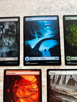 Wilds of Eldraine Full Art Land set (1 each of 5) MTG Magic Pack Fresh - Image 3