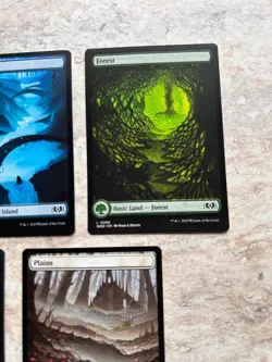 Wilds of Eldraine Full Art Land set (1 each of 5) MTG Magic Pack Fresh - Image 4