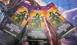 3 (three) x Modern Horizons 2 Booster Blister Draft MTG Magic ENGLISH - Image 1