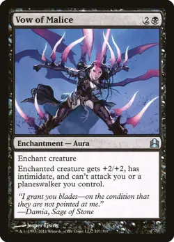 MTG Vow of Malice ** Commander 2011 ** English (NM) - Image 1