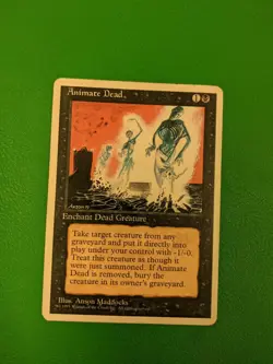 MTG Animate Dead 4th Edition Regular Uncommon - Image 1
