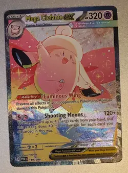 Pokemon Perfect Order Mega Clefable Ex 119/088 Special Illustration Rare - Image 1