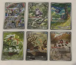 MINT-NM ~ Pokemon 151 Illustration Rare Lot of 6 Pokemon Cards Machoke Nidoking - Image 1
