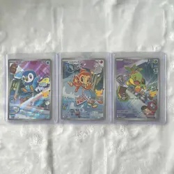 Pokemon TCG First Partner Illustration Collection Promo - Sinnoh Region Starters - Image 1