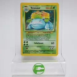 Pokemon TCG Base Set Venusaur 15/102 Holo English - Image 1