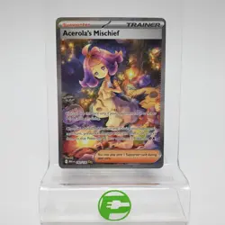 Pokemon TCG Mega Evolution Acerola's Mischief 183/132 Holo Textured English - Image 1