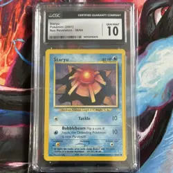 Pokemon Staryu Neo Revelation 56/64 Basic 2001 Pokemon TCG CGC 10 - Image 1