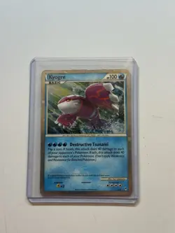 Kyogre Pokemon TCG Call of Legends SL6 Shiny Holo Rare Basic 100 HP Destructive… - Image 1