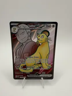 Pokemon TCG Team Rockets Persian EX Full Art 219/182 Destined Rivals Ultra Rare - Image 1