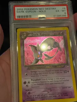 2002 Pokemon Neo Destiny Dark Espeon Holo Rare #4/105 PSA 6 WOTC Vintage English - Image 5