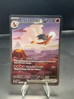 Pokemon Charizard ex Special Illustration Rare Holo 199/165 Scarlet & Violet 151 - Image 1