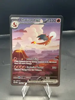 Pokemon Charizard ex Special Illustration Rare Holo 199/165 Scarlet & Violet 151 - Image 2