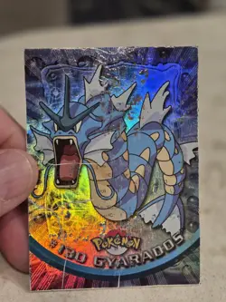 Topps Pokemon TV Animation Series 3 Rainbow Foil Holo Gyarados #130 - Image 1