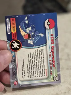 Topps Pokemon TV Animation Series 3 Rainbow Foil Holo Gyarados #130 - Image 3