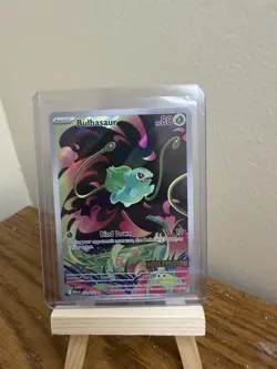 Pokemon TCG Bulbasaur Mega Evolution Stamped 133/132 Rare Holo English - Image 1