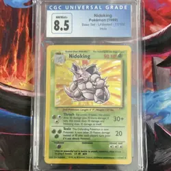 Pokemon Nidoking Holo 11/102 WOTC Base Set - CGC 8.5 - Image 1