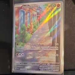 Pokemon Sudowoodo Sv02: Paldea Evolved 219/193 Illustration Rare Holo English NM - Image 1