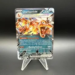 Charizard ex Holo Double Rare 125/197 Pokemon 2023 Obsidian Flames NM - Image 1