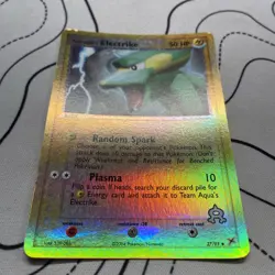 27/95 TEAM AQUA REVERSE HOLO ELECTRIKE POKEMON TCG - MP - Image 2