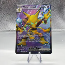Pokemon TCG Alakazam ex 188/165 Full Art Ultra Rare Scarlet & Violet 151 NM/M - Image 2