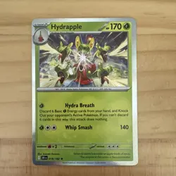 Pokemon TCG Hydrapple 18 English Destined Rivals 018/182 Holo NM - Image 1