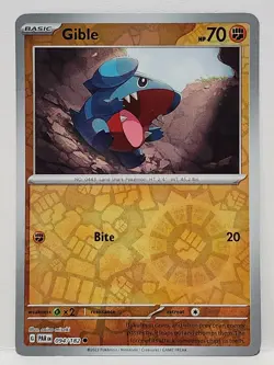 Gible #94/182 Paradox Rift 2023 Reverse Holo Pokemon TCG - Image 1