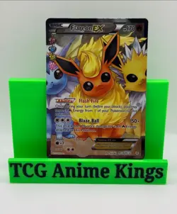 Flareon EX Full Art RC28-32 Pokemon Generations: Radiant Collection 2016 LP/MP - Image 1