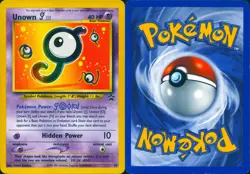 UNOWN [J] 38 PROMO WIZARDS BLACK STAR PROMOS POKEMON MP - Image 3