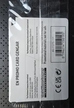 Pokemon GameStop Stamped Exclusive Gengar Promo Sealed 050/088 - Image 2