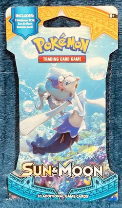 (1) ~ Pokemon 2017 Sun & Moon Base Set Sleeved Booster Pack (Primarina) - Image 1