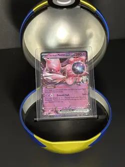 Team Rocket's Mewtwo ex 081/182 Double Rare Destined Rivals Pokemon Near Mint - Image 1