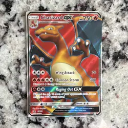 Pokemon Charizard GX 20/147 Sm Promo! Ultra Rare Holo 250 HP Stage 2 - Image 1