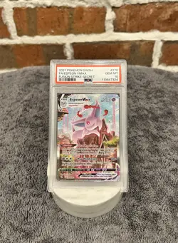 Pokemon Espeon VMAX 270/264 Fusion Strike Secret Rare Alternate Art Holo PSA 10 - Image 2