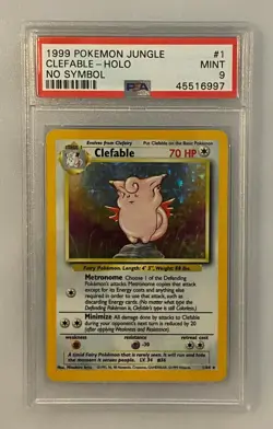 Pokemon Jungle Clefable No Symbol PSA 9 PSA # 45516997 - Image 1
