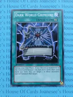 Dark World Grimoire LCJW-EN252 Yu-Gi-Oh Card 1st Edition New - Image 1