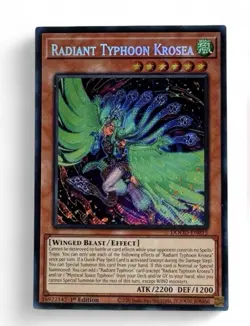 2025 Yu-Gi-Oh Doom of Dimensions Radiant Typhoon Krosea DOOD-EN015 NM - Image 1