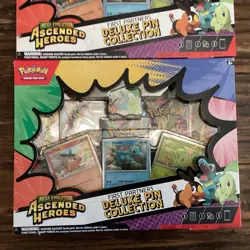 Pokemon Ascended Heroes First Partner Deluxe Pin Collection Sealed New (2 Boxes) - Image 2