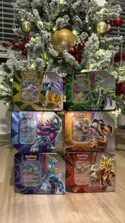 Pokemon TCG Legendary EX Tin Collection Set of 6 Tins Factory Sealed Rare New - Image 1