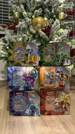 Pokemon TCG Legendary EX Tin Collection Set of 6 Tins Factory Sealed Rare New - Image 2