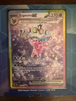 Pokemon Espeon ex EX Tera Holo Special Illustration Rare 155/131 270 HP 2025 - Image 3
